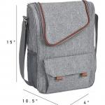 Custom 3 Bottle Wine Carrier Insulated & Leakproof Wine Cooler Bag for sale