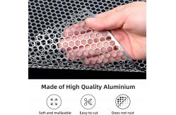 China Powder Coated Aluminum Perforated Stainless Steel Honeycomb Mesh Roll supplier