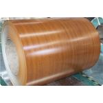 3D Wooden Pattern Coated Aluminium Sheet Coil For Metal Roller Shutter Door for sale