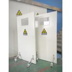 Mobile 2mmpb Single Leaf Radiation Protection X Ray Lead Barrier With Glass for sale
