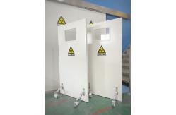 China Mobile 2mmpb Single Leaf Radiation Protection X Ray Lead Barrier With Glass supplier