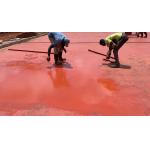 Environmental Rubber Athletic Running Track Prefabricated System Running Track Red
