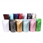 120mic Zipper Lock Coffee Stand Up Pouches Plastic VMPET Coffee Bean Packaging for sale