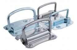 China 150kg 300LBS Chrome Plated Spring Loaded Hasp For Wooden Case supplier