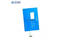 China Embossed Buttons PET Custom Membrane Switch With Glossy Surface supplier