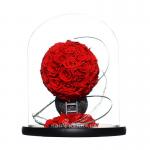 Eternal Flowers In Glass Romantic Planet Gift Luxury Home Decor Wedding Decor Romantic Gift for sale