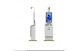 China Hotel Smart Check-in Kiosk  with Room Key Card Dispenser and Printer supplier