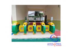 China RFID Barcode Facial Recognition Flap Barrier Gate Pedestrian Access Control System supplier