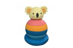 China Customizable Educational Silicone Stacking Blocks Match Stacks Game Blocks Montessori Toys supplier