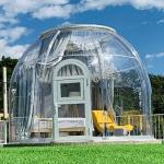 Weatherproof Clear Bubble Tents With Built-In Lighting System for sale