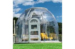 China Weatherproof Clear Bubble Tents With Built-In Lighting System supplier