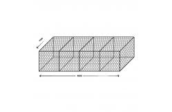 China 4x1x1 Iron Fence 3.4mm Galvanized Gabion Baskets Retaining Wall Wire Mesh supplier