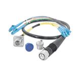 2 or 4 Channels  ODC To Duplex LC Cable IP67 outdoor ODC 2 core connector  ODC Plug socket to LC Patch Cables for sale