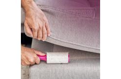China Plastic Reusable Fur Lint Hair Remover Roller For Clothes 400 Sheets supplier