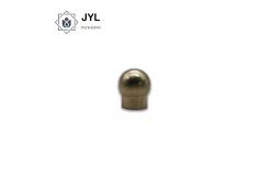 China Lightweight Cologne Bottle Caps , Ball Shape Zamac Perfume Cap supplier