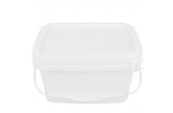 China 1.2 Kg Square Plastic Container Made with 100% Raw Materials PP supplier