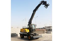 China Road Crushing Wheeled Digger Drive Multifunctional Wheel Bucket Engineering Excavator supplier