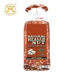 Gravure VMPET Kraft Bread Bags With Window 500g Stand Up Poly Bags With Visual Window for sale