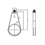 Factory Pipe Clamps Stainless Steel Strut Loop Hanger for sale