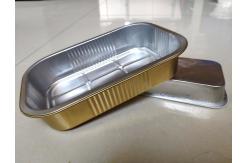 China Silver Barbecue Rectangular Aluminum Takeaway Containers supplier