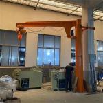 Customized Arm Length Jib Lift 270 Degree Cantilever Cranes With Wirerope Hoist for sale