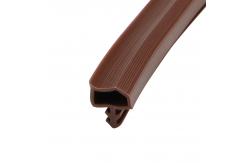 China Modified PVC Sealing Commercial Door Weather Stripping With Line 10*5mm supplier