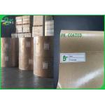 Greaseproof 140g + 15g Glossy PE Coated Kraft Paper In Roll 790mm for sale