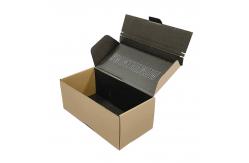 China Luxury Electronic Commerce Shipping Box With Flute Material And Ribbon Accessories supplier