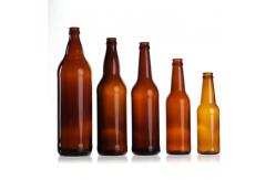 China Clear Reusable Glass Soda Bottles 200ml 500ml For Carbonated Drinks supplier