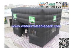 China Custom Inflatable Advertising Tent , Black Inflatable Photo Booth Tent supplier