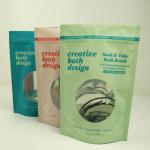 Smell Proof  Aluminum Foil Mylar Resealable Stand Up Pouches With Window for sale