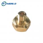 Copper Bronze CNC Brass Parts Electrophoresis Passivation Surface for sale