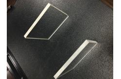 China Transparent Sapphire Windows , Sapphire Lens Plano Rectangle 116x116x8.3mmt supplier