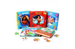 China Custom Cardboard DIY Puzzle Book Hot Stamping For Kids supplier