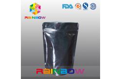 China Customized Printed Aluminum Foil Pouch Packaging For Protein Powder , Black supplier