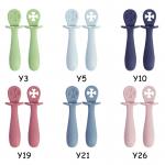 Food-Grade Silicone Spoon And Fork For Safe And Healthy Feeding for sale