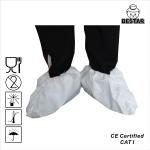 Nonwoven Microporous Disposable Shoe Cover Foot Covers 6PB for sale
