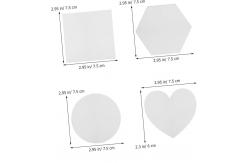 China Multi Shape Cradled Wood Canvas Panels Paint Canvas Boards Art Supplies Custom supplier