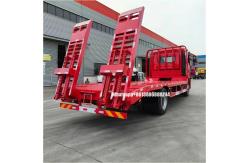 China SHANCMAN 4x2 Special Flat Transport Truck for Excavator Mechanical Equipment supplier