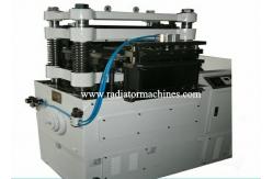 China Stamping Aluminum Radiator Fin Machine 120 SPM Flat Fin Max 500mm Wide supplier