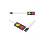 Red And Yellow 2 Buttons Matrix DIY Membrane Keypad