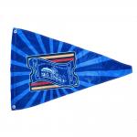 12 X 18 Sports Flag Single Reverse Knitted Polyester Pennant for sale