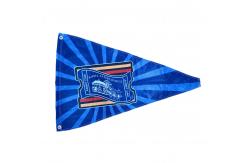 China 12 X 18 Sports Flag Single Reverse Knitted Polyester Pennant supplier