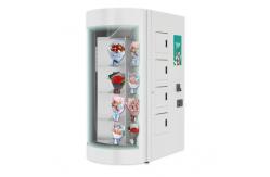 China 360 Degree Rotation Segregation Flower Vending Machine supplier