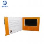 CMYK Printing Video Invitation Card Custom Printed For Wedding