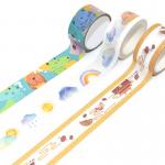 Chinese Custom Printed Washi Paper Tape Recollections Washi Tape for sale