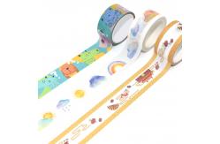 China Custom Self Adhesive Masking Paper Patterned Masking Washi Tape supplier