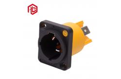China Dust Proof 3P3C IP68 Waterproof Rj45 Panel Mount Jack supplier