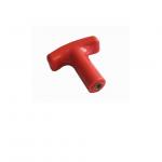 Latch Operation Cable End Fittings Red T-Handle With Brass Threaded Insert for sale