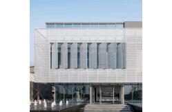China Aluminum Cladding Expanded Metal Mesh Panels 2.35mm Thick Powder Coated supplier
